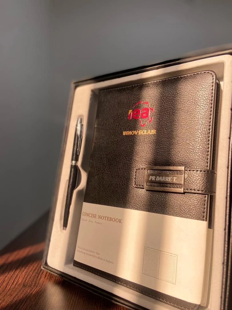 Bloc note basique avec stylo personnalisés