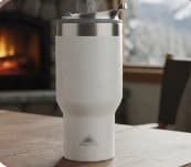 Cup Thermos blanc